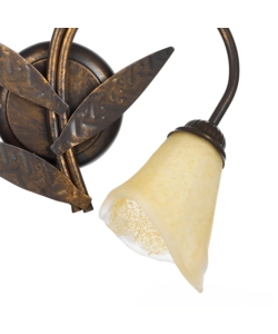 APPLIQUE 2 LUCE ONLI "ALGA" BRONZO E14